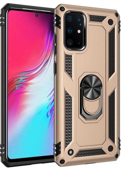 Samsung Galaxy S20 Plus Uyumlu Kılıf Vega Kapak, Gold