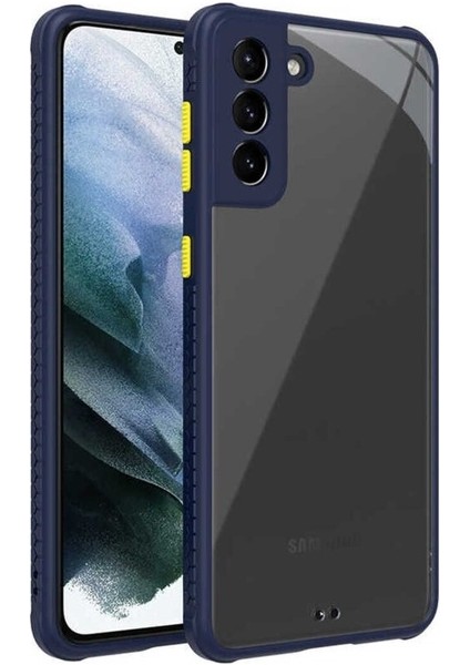Samsung Galaxy S21 Plus Uyumlu Kılıf Kaff Kapak, Lacivert