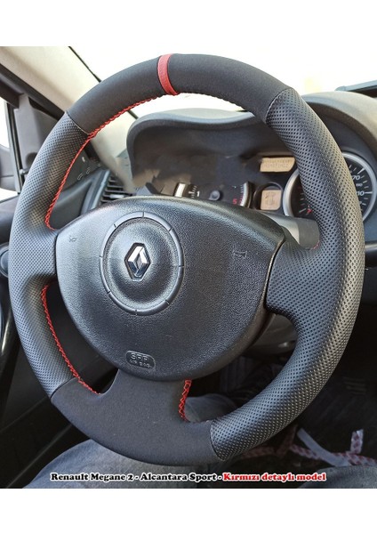 Renault Megane 2 Araca Özel Direksiyon Kılıfı