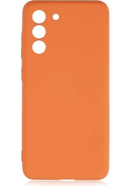 Samsung Galaxy S21 Fe Uyumlu Kılıf Mara Lansman Kapak, Turuncu