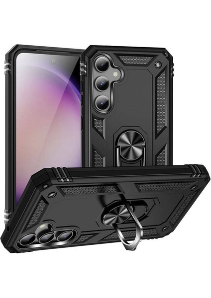 Samsung Galaxy S23 Fe Uyumlu Kılıf Vega Kapak, Siyah