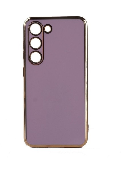 Samsung Galaxy S23 Plus Uyumlu Kılıf Bark Kapak, Lila