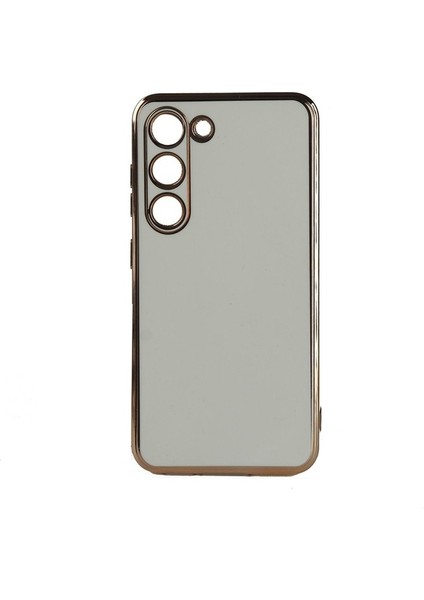 Samsung Galaxy S23 Plus Uyumlu Kılıf Bark Kapak, Beyaz