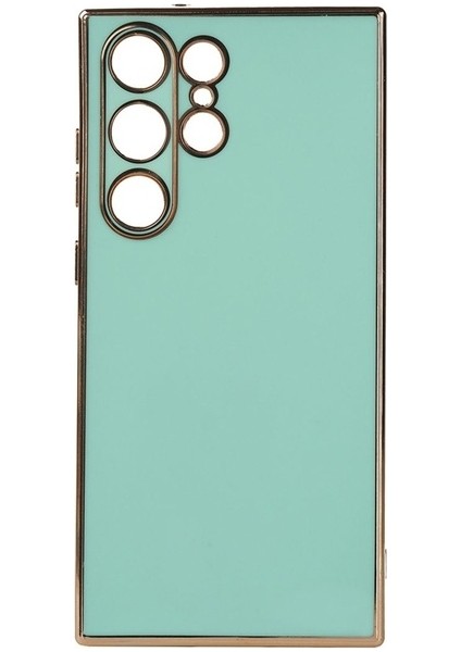 Samsung Galaxy S23 Ultra Uyumlu Kılıf Bark Kapak, Açık Yeşil