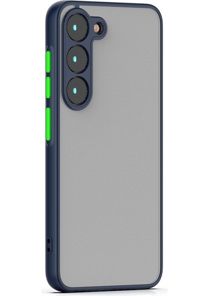 Samsung Galaxy S23 Uyumlu Kılıf Hux Kapak, Lacivert