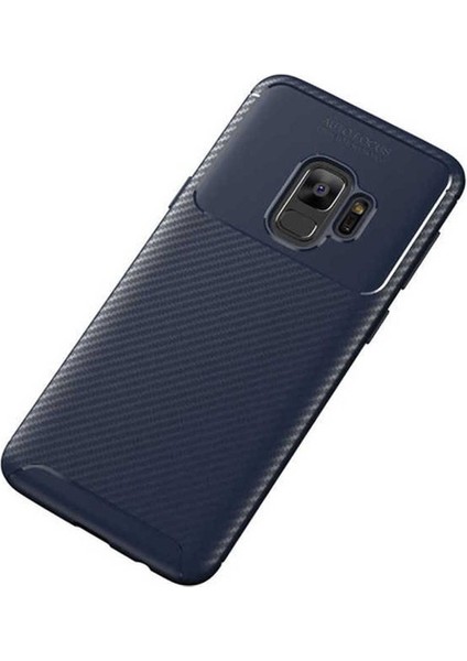 Samsung Galaxy S9 Uyumlu Kılıf Negro Silikon Kapak, Lacivert