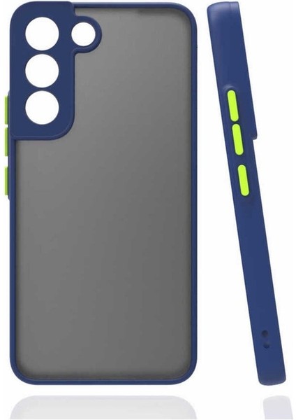 Samsung Galaxy S22 Uyumlu Kılıf Hux Kapak, Lacivert