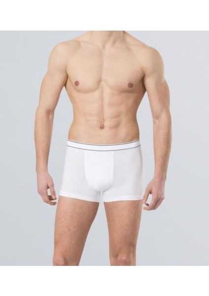 Erkek Boxer 3'lü Set Aynı Renk %95 Cotton Standart Kalıp