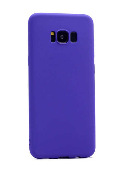 Samsung Galaxy S8 Uyumlu Kılıf Premier Silikon Kapak, Mor