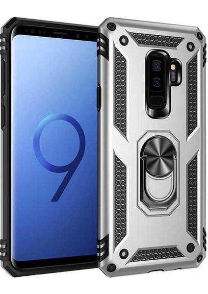 Samsung Galaxy S9 Plus Uyumlu Kılıf Vega Kapak, Gri