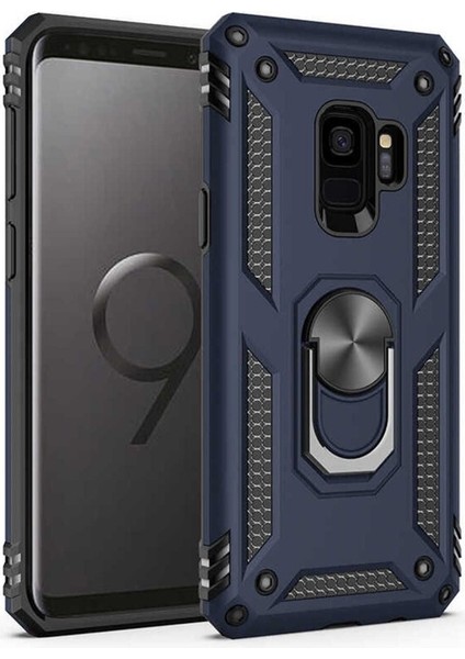 Samsung Galaxy S9 Uyumlu Kılıf Vega Kapak, Mavi