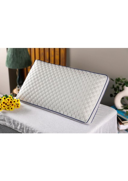 Tago Home Air Comfort Klimalı Hava Kanallı Ortopedik Visco Yastık 70X41X11,5 cm - 1300 gr