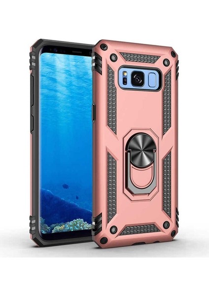 Samsung Galaxy S8 Uyumlu Kılıf Vega Kapak, Rose Gold