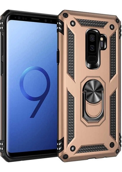 Samsung Galaxy S9 Plus Uyumlu Kılıf Vega Kapak, Gold