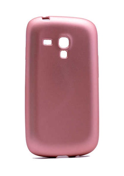 Samsung Galaxy S3 Mini Uyumlu Kılıf Premier Silikon Kapak, Rose Gold