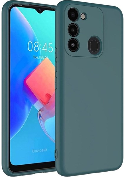 Tecno Spark 8c Uyumlu Kılıf Mara Lansman Kapak, Koyu Yeşil