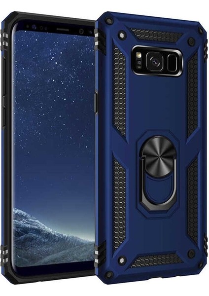 Samsung Galaxy S8 Plus Uyumlu Kılıf Vega Kapak, Mavi