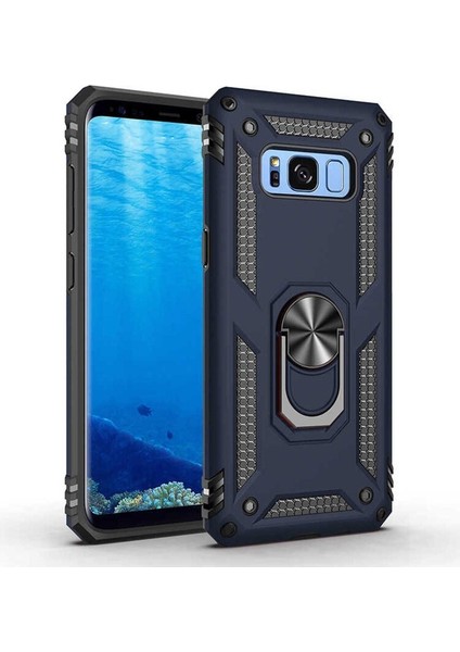 Samsung Galaxy S8 Uyumlu Kılıf Vega Kapak, Mavi