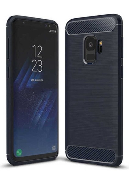 Samsung Galaxy S9 Uyumlu Kılıf Room Silikon Kapak, Lacivert