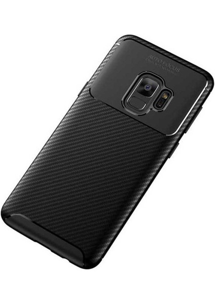 Samsung Galaxy S9 Uyumlu Kılıf Negro Silikon Kapak, Siyah