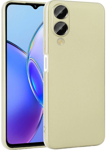 Vivo Y17S Uyumlu Kılıf Premier Silikon Kapak, Gold