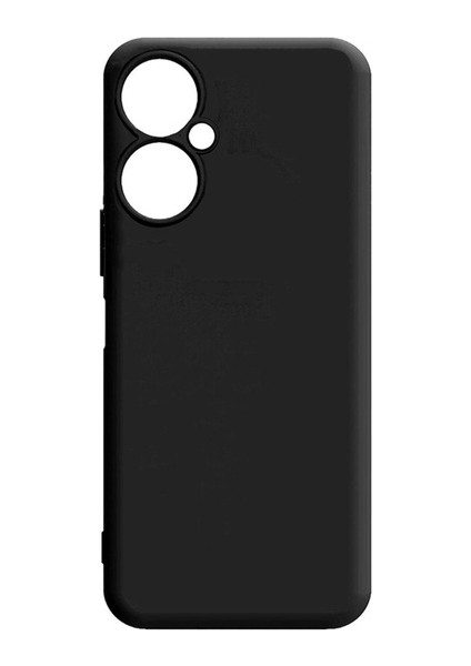 Tecno Camon 19 Pro Uyumlu Kılıf Biye Silikon, Siyah