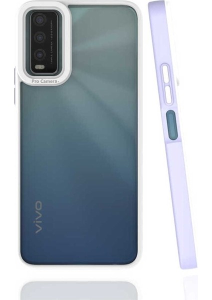 Vivo Y11S Uyumlu Kılıf Mima Kapak, Lila