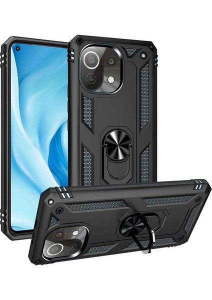 Xiaomi Mi 11 Lite Uyumlu Kılıf Vega Kapak, Siyah