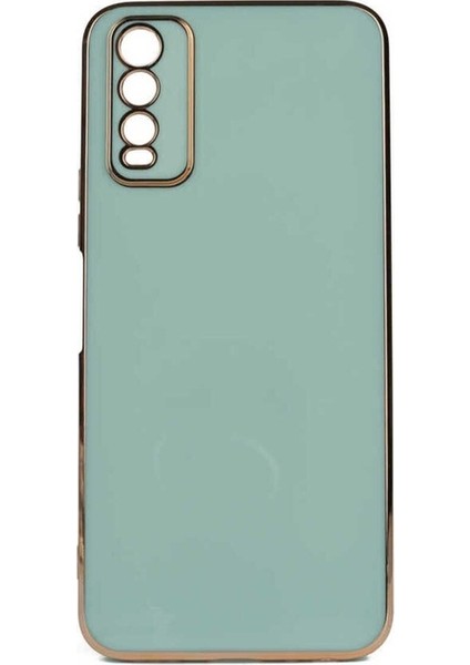 Vivo Y20S Uyumlu Kılıf Bark Kapak, Açık Yeşil