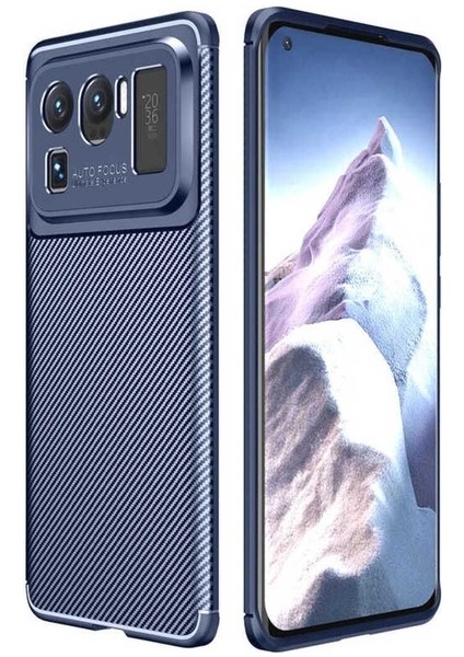 Xiaomi Mi 11 Ultra Uyumlu Kılıf Negro Silikon Kapak, Lacivert