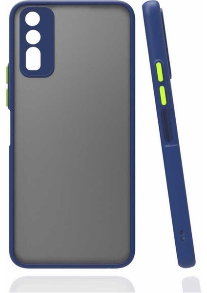 Vivo Y11S Uyumlu Kılıf Hux Kapak, Lacivert
