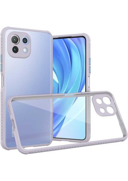 Xiaomi Mi 11 Lite Uyumlu Kılıf Kaff Kapak, Mor