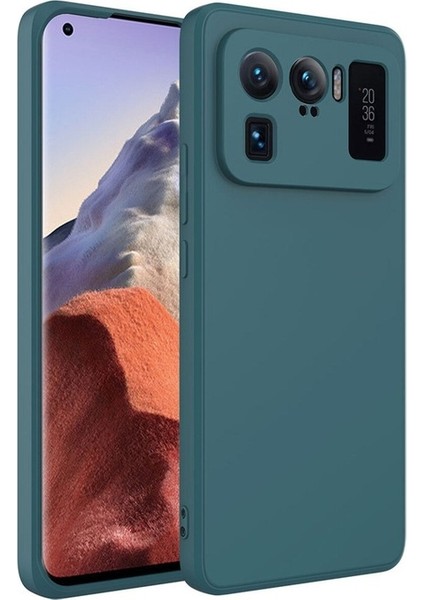 Xiaomi Mi 11 Ultra Uyumlu Kılıf Mara Lansman Kapak, Koyu Yeşil