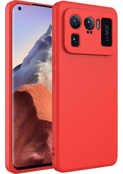 Xiaomi Mi 11 Ultra Uyumlu Kılıf Mara Lansman Kapak, Kırmızı