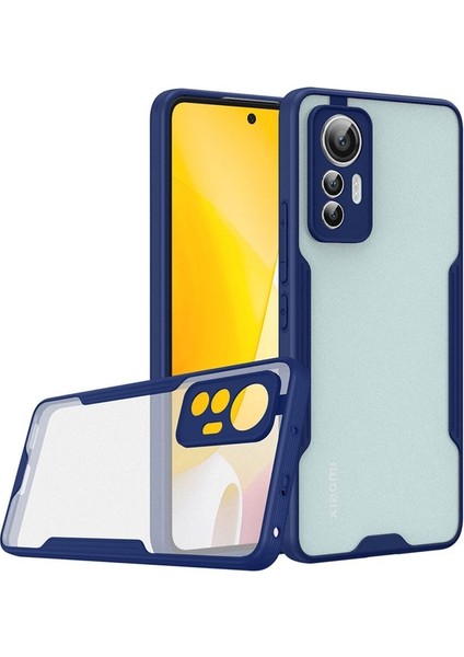 Xiaomi Mi 12 Lite Uyumlu Kılıf Parfe Kapak, Lacivert