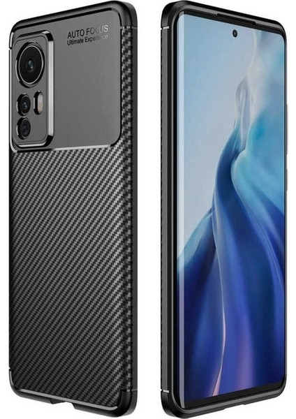 Xiaomi Mi 12 Uyumlu Kılıf Negro Silikon Kapak, Siyah
