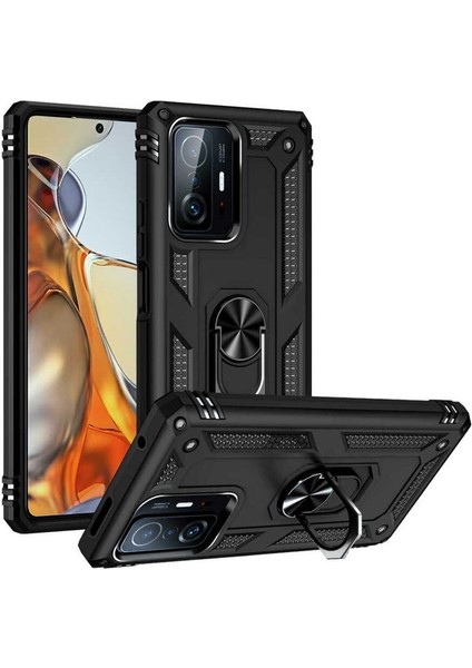 Xiaomi Mi 11T 5g Uyumlu Kılıf Vega Kapak, Siyah