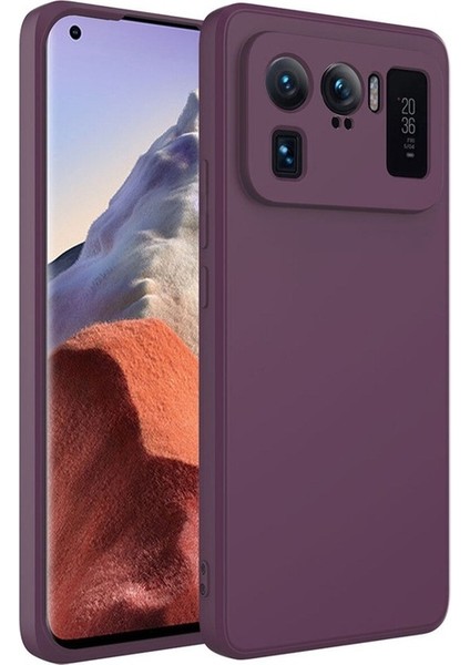Xiaomi Mi 11 Ultra Uyumlu Kılıf Mara Lansman Kapak, Koyu Mor
