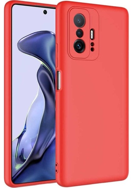 Xiaomi Mi 11T Pro 5g Uyumlu Kılıf Mara Lansman Kapak, Kırmızı