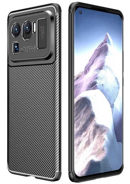 Xiaomi Mi 11 Ultra Uyumlu Kılıf Negro Silikon Kapak, Siyah
