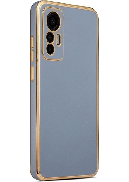 Xiaomi Mi 12 Lite Uyumlu Kılıf Bark Kapak, Mavi