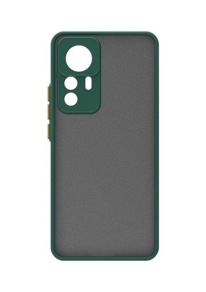 Xiaomi Mi 12T Pro Uyumlu Kılıf Hux Kapak, Koyu Yeşil
