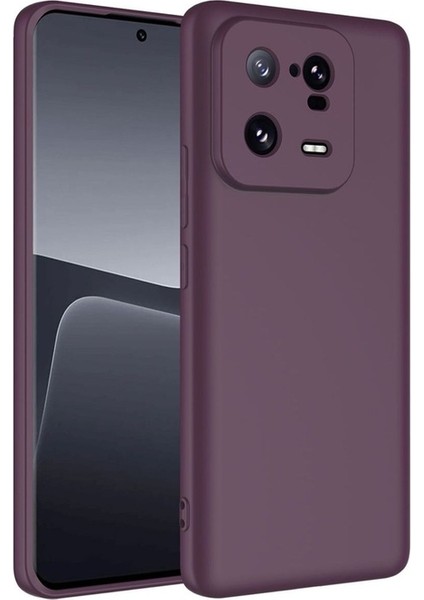 Xiaomi Mi 13 Pro Uyumlu Kılıf Mara Lansman Kapak, Koyu Mor