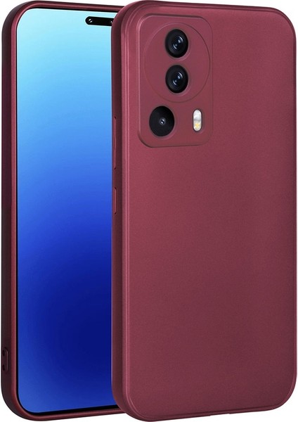 Xiaomi Mi 13 Lite Uyumlu Kılıf Premier Silikon Kapak, Mürdüm