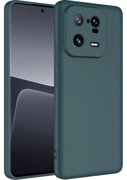 Xiaomi Mi 13 Pro Uyumlu Kılıf Mara Lansman Kapak, Koyu Yeşil
