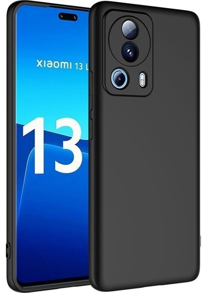 Xiaomi Mi 13 Lite Uyumlu Kılıf Mara Lansman Kapak, Siyah