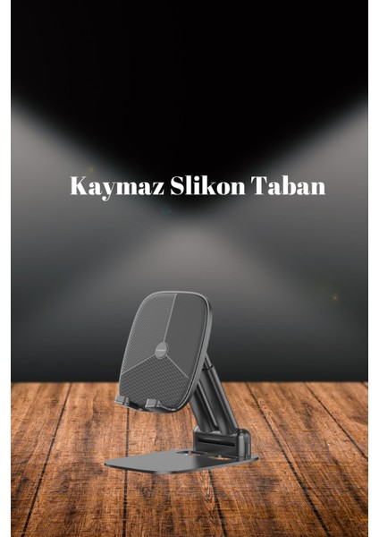 EH228 360° Ayarlanabilir Katlanabilir Masaüstü Telefon Tablet Tutucu
