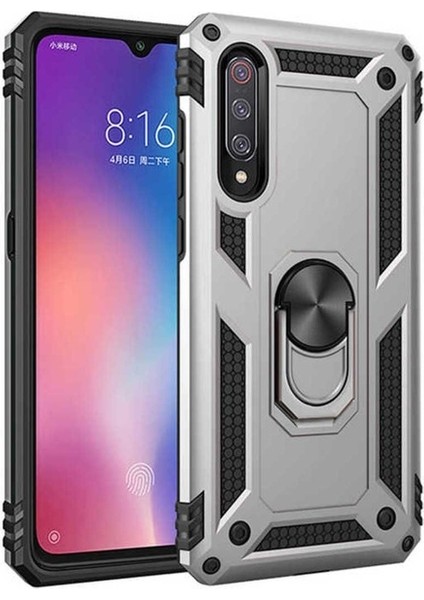 Xiaomi Mi 9 Uyumlu Kılıf Vega Kapak, Gri
