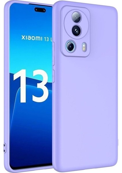 Xiaomi Mi 13 Lite Uyumlu Kılıf Mara Lansman Kapak, Lila