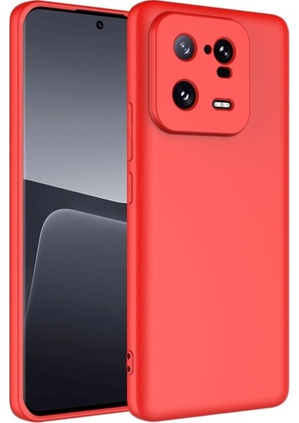 Xiaomi Mi 13 Pro Uyumlu Kılıf Mara Lansman Kapak, Kırmızı